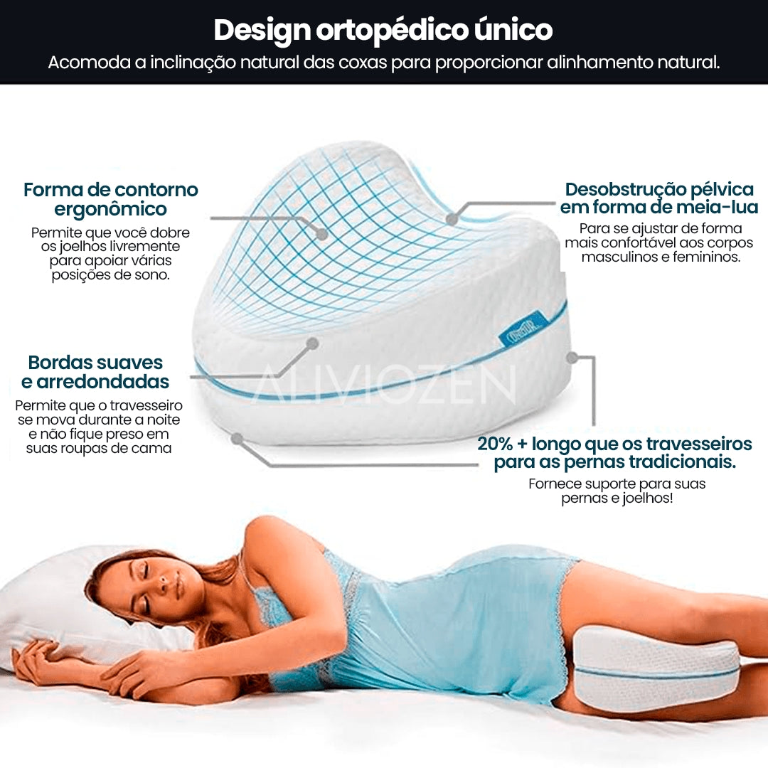 Almofada orthopédica - aliviozen flex + [Frete Grátis] Para todo o Brasil